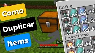 Como duplicar items minecraft 121 bedrockEn menos de 5 minutos🌱 [upl. by Gamin]