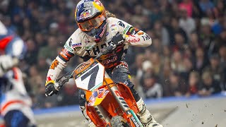 Supercross Round 10 450SX Highlights  Detroit MI Ford Field  Mar 18 2023 [upl. by Helse]