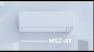 Climatiseur réversible mural Compact MSZAY Mitsubishi Electric [upl. by Bywoods]