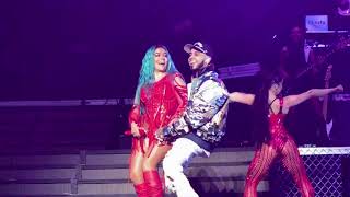 ANUEL AA LLEGÓ DE SORPRESA AL CONCIERTO DE KAROL G EN PUERTO RICO [upl. by Annaeiluj]