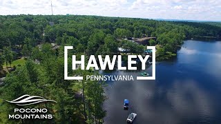 Explore Hawley PA  Small Towns of the Pocono Mountains [upl. by Nashoma692]