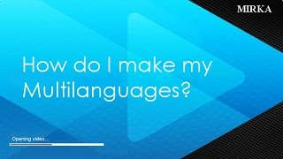 How Do I Make My Multilanguages Fast Motion [upl. by Ongineb]