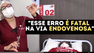 Esse tipo de erro na via endovenosa é muito perigoso para o paciente [upl. by Amirak18]