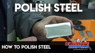 How to polish steel [upl. by Aerdnahs905]