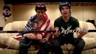 Dylan Larkin DBoss Shooting Pucks in the Basement Official Video [upl. by Miarzim]