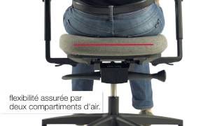 Giroflex 3DMove assise à coussin dair [upl. by Schild]