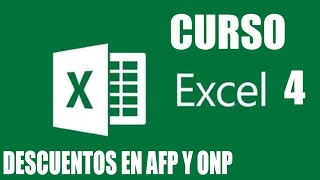 APRENDE EXCEL  DESCUENTOS AFP  ONP  OFFICE DIVERTIDO [upl. by Ferreby]