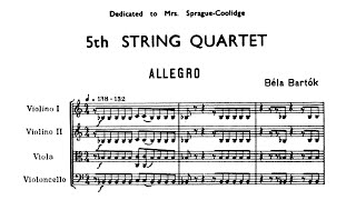 Béla Bartók  String Quartet No 5 Sz 102 [upl. by Faludi]