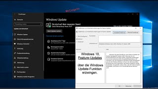 Windows 10 FeatureUpdate über die WindowsUpdate Funktion erzwingen  Safeguard deaktivieren [upl. by Laroc]