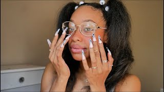 ASMR  Tapping  Mouth Sounds 🧚🏽‍♀️ [upl. by Assirak692]