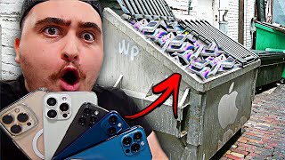 DUMPSTER DIVING APPLE STORE HOLY MOLY [upl. by Hearsh]