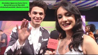 Brent Rivera Interview With Alexisjoyvipaccess  2019 Nickelodeon KCA [upl. by Orutra]