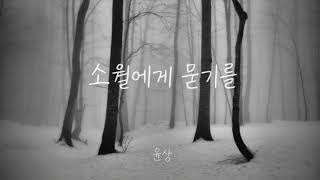 윤상Yoon Sang  소월에게 묻기를Asking to Sowol 가사English lyrics [upl. by Ednil]