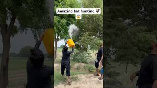 Amazing bat hunting 🦇😱 entertainment farming hunting shorts viralshorts [upl. by Aubrie998]