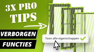 Drie verborgen functies die jij moet weten  pConplanner tutorial [upl. by Yreffeg391]