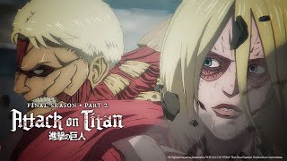 Annie amp Reiner Taking Out The Yeagerist  Attack On Titan Final Season Part 2  English Dub [upl. by Namara]