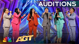 Filipino Singers L6 Perform quotAll By Myselfquot by Celine Dion  Auditions  AGT 2024 [upl. by Harewood]