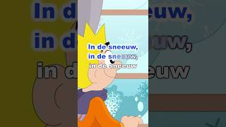 IN DE SNEEUW  Kerstliedjes  Karaoke  Minidisco shorts [upl. by Gibert]