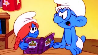 Sassette learns how to read • Full Episode • The Smurfs [upl. by Lacy]