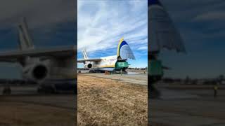 Getting Up Close with the Antonov AN 124 at PVD Airport then Witness Its Spectacular Departure [upl. by Choo]