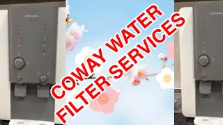 Coway water filter service [upl. by Gris]