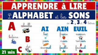 Apprendre à lire  Montessori  Lalphabet et les sons de 2 3 et 4 lettres  Exercice de lecture [upl. by Tessi]