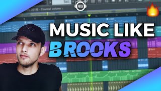 How To Make Music Like BROOKS  FL Studio 20 Tutorial [upl. by Ardnassela]