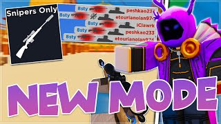 NEW Sniper Only MODE is AMAZING Roblox Arsenal Galactic Update [upl. by Biggs837]