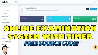 Online Examination System With Timer using PHP MySQL  Free Source Code Download [upl. by Orelie]