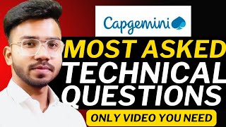 Capgemini Technical Assessment MCQ  Most Asked Questions Leaked🔥 [upl. by Skardol]