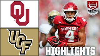 Oklahoma remains UNDEFEATED 😤  Oklahoma Sooners vs UCF Knights  Full Game Highlights [upl. by Ilojna159]