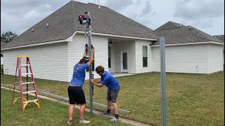 Lifetime Post Tropical Storm Proof Fence with Postmaster Plus Fence Post Warranty [upl. by Justus932]