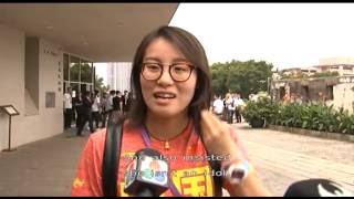 Chinas Olympic delegation gets huge welcome at St Pauls Ruins [upl. by Josie999]