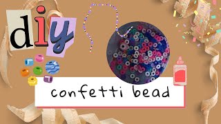 Make a confetti bead with me [upl. by Chafee]