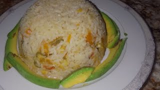 HOW TONMAKE JAMAICAN SEASONED RICE [upl. by Nonnahc381]