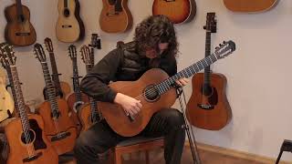 Matthias Dammann 1994 quotdoubletopquot  handmade classical guitar by the most famous luthier of Germany [upl. by Ollecram652]