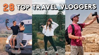 28 TOP TRAVEL VLOGGER channels to follow [upl. by Leifeste]