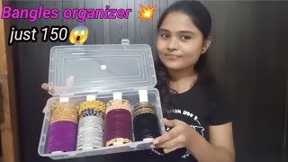 Bangles organizer from Flipkart💥Cheap and Best Quality 100👌👌 [upl. by Hanikas]