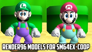 ⭐ Super Mario 64 PC Port  Render96 for Sm64exCoop v2 [upl. by Ahsitaf513]