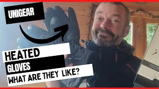 Unigear heated gloves Outdoor gear review Perfect for winter camping [upl. by Ahtrim]