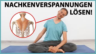 Nackenverspannungen lösen für IMMER 2 TOP Übungen  Anatomie [upl. by Stefania]