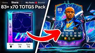 25x 83 x70 amp 82 x75 TOTGS PACKS 🤯 FC 24 Ultimate Team [upl. by Annaik]