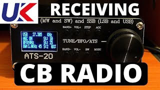 ATS 20 Si4732 Receiving UK CB radio [upl. by Anaujat]