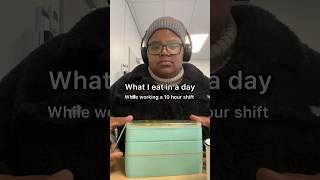 What I eat in a day working a 10 hour shift whatieatinaday asmr reels vlogtober [upl. by Aniretac733]