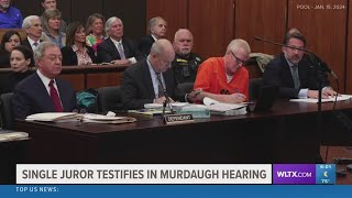 Single juror testifies in Murdaugh hearing [upl. by Milli]