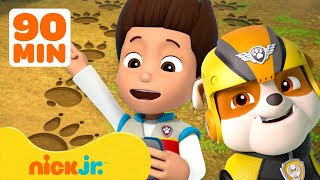 PAW Patrol Finds Everything Thats Missing w Rubble  90 Minutes  Nick Jr [upl. by Ainimreh]