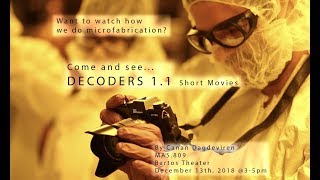 MAS809 Decoders 11 Short Movie Screening Trailer [upl. by Lleral523]