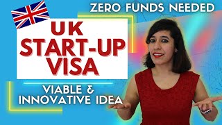 UK StartUp Visa  Zero funds needed to apply for UK Start Up visa  Eligibility criteria [upl. by Harima]