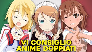 6 ANIME DOPPIATI in ITALIANO da VEDERE ASSOLUTAMENTE 3 [upl. by Aikahc]