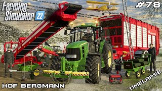 Selling GRASS SILAGE to the local BGA wJD 7530P  Hof Bergmann  Farming Simulator 22  Episode 78 [upl. by Refotsirhc]